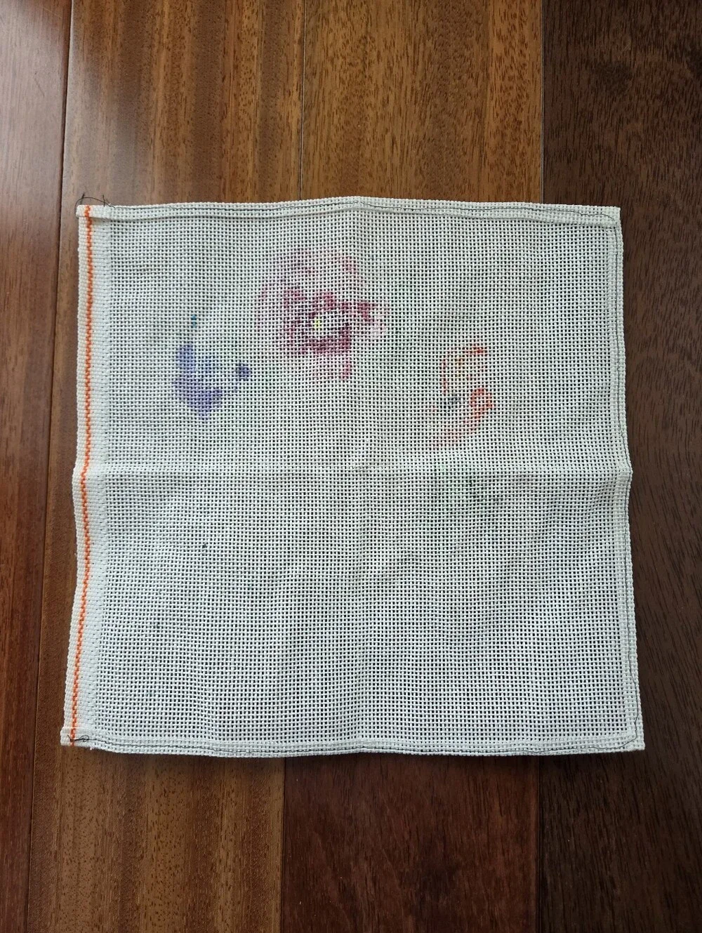 Needlepoint hand painted